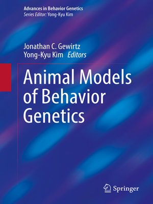 cover image of Animal Models of Behavior Genetics
